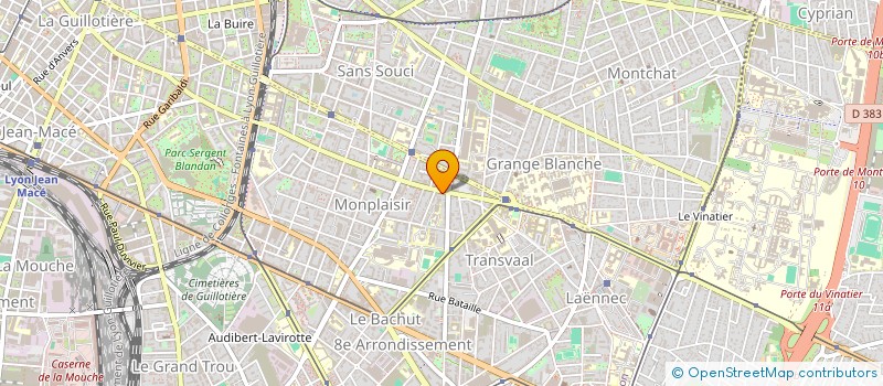 localisation de l'entreprise ESPRIT LIBRE VOYAGES à LYON