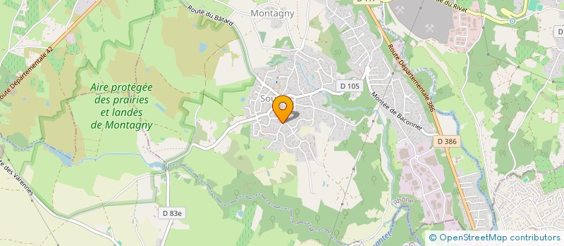 localisation de l'entreprise ESPRIT LIVE  MONTAGNY