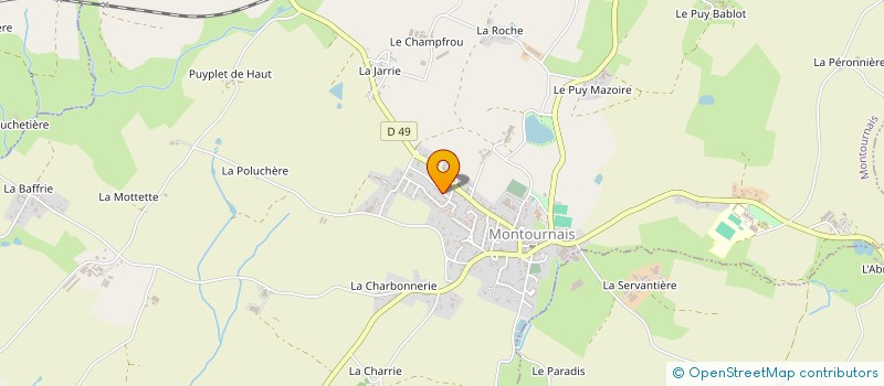 localisation de l'entreprise ESPRIT LUDIK 85  MONTOURNAIS