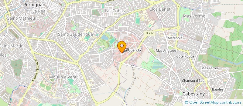 localisation de l'entreprise ESPRIT LUMIERE  CABESTANY