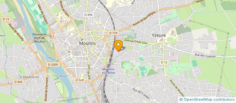 localisation de l'entreprise ESPRIT MOULINOIS à MOULINS