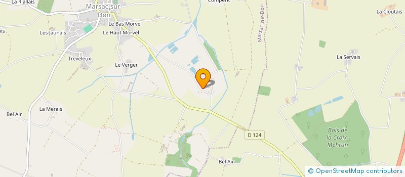 localisation de l'entreprise ESPRIT NATURE  MARSAC-SUR-DON