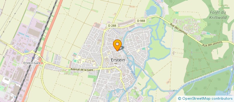 localisation de l'entreprise ESPRIT NORD-EST  ERSTEIN