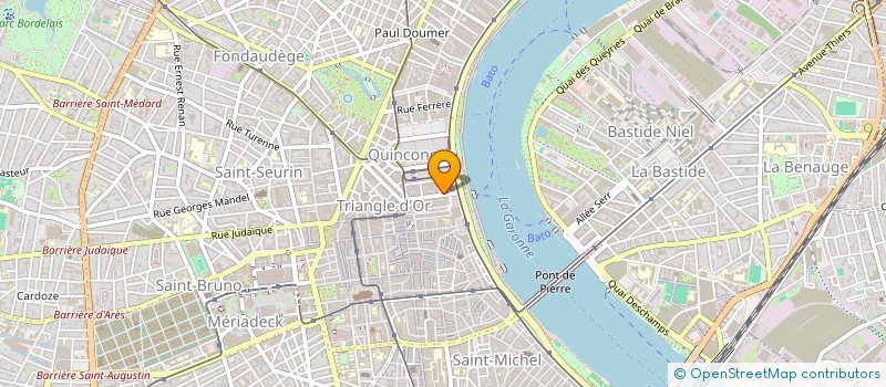 localisation de l'entreprise ESPRIT OPTIQUE à BORDEAUX