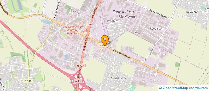 localisation de l'entreprise ESPRIT PADEL SHOP  MEYZIEU