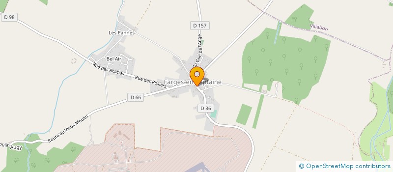 localisation de l'entreprise ESPRIT PAIN  FARGES-EN-SEPTAINE