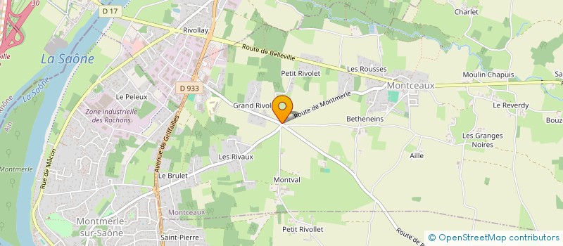 localisation de l'entreprise ESPRIT PAPILLON PRO - SERVICES & ESPACES VERTS  SAINT-ETIENNE-SUR-CHALARONNE