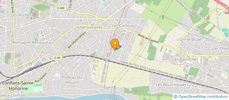 localisation de l'entreprise ESPRIT PARISIAN CABS  HERBLAY-SUR-SEINE