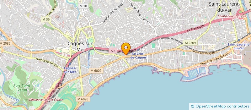 localisation de l'entreprise ESPRIT PECHE ET NATURE à CAGNES-SUR-MER