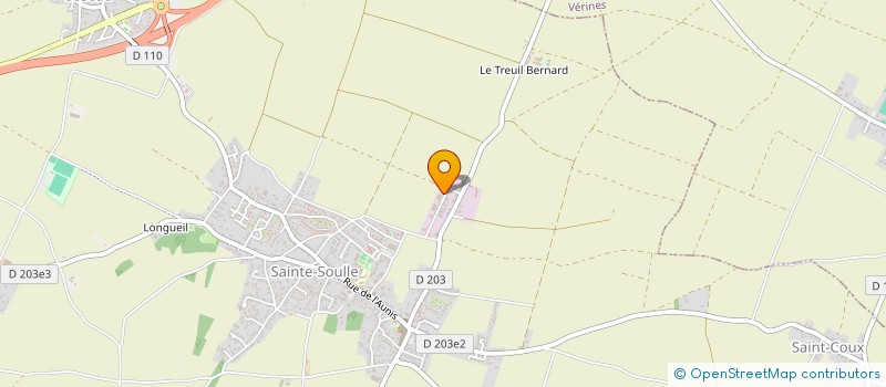 localisation de l'entreprise ESPRIT PEINTURE  SAINTE-SOULLE