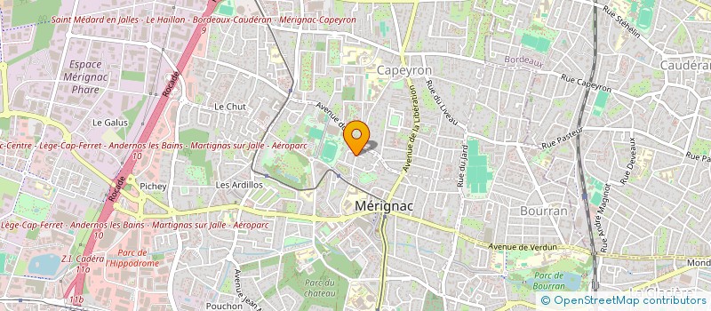 localisation de l'entreprise ESPRIT PEINTURE D'AQUITAINE  PESSAC