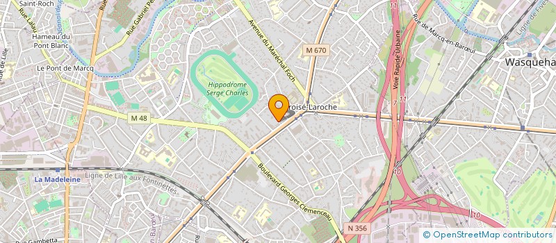 localisation de l'entreprise ESPRIT PEVELE  MARCQ-EN-BARUL