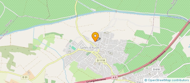 localisation de l'entreprise ESPRIT PLAGE  SALLES-D'AUDE