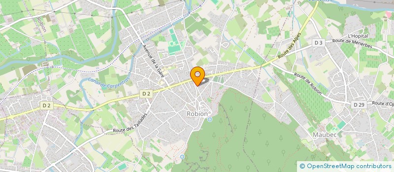 localisation de l'entreprise ESPRIT QI GONG  ROBION