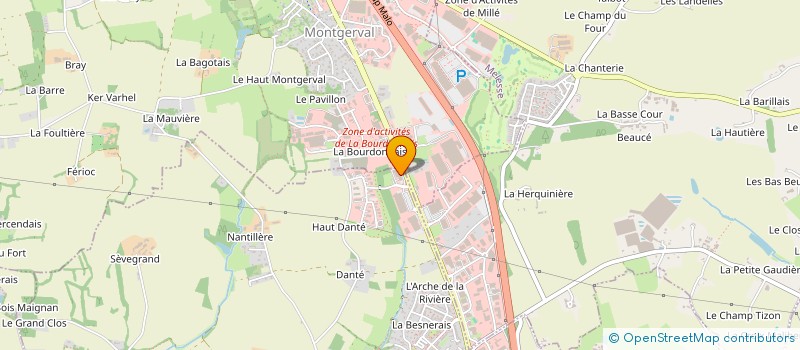 localisation de l'entreprise ESPRIT RANGEMENT à LA CHAPELLE-DES-FOUGERETZ