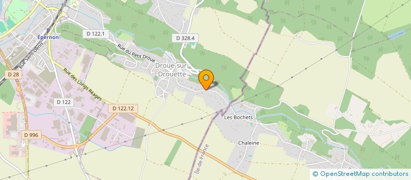 localisation de l'entreprise ESPRIT RESTAURATION à DROUE-SUR-DROUETTE