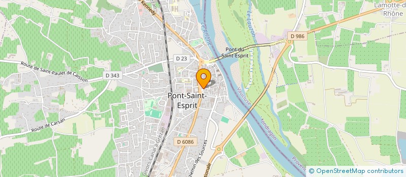 localisation de l'entreprise ESPRIT SOINS à PONT-SAINT-ESPRIT