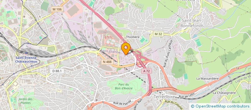 localisation de l'entreprise ESPRIT SOL à SAINT-ETIENNE