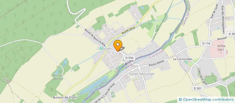 localisation de l'entreprise ESPRIT SOLIDARITE EZY SUR EURE à EZY-SUR-EURE
