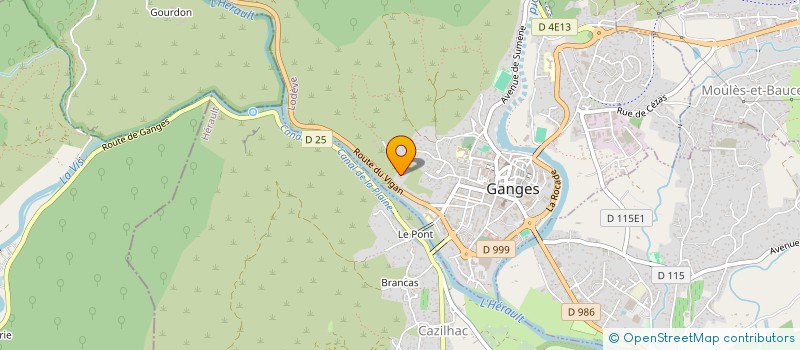 localisation de l'entreprise ESPRIT SON  GANGES