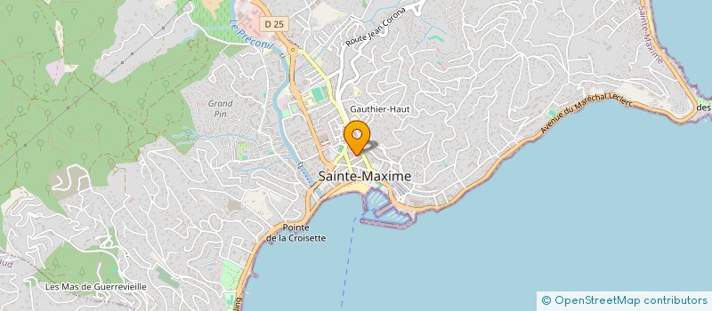 localisation de l'entreprise ESPRIT SPORT à SAINTE-MAXIME