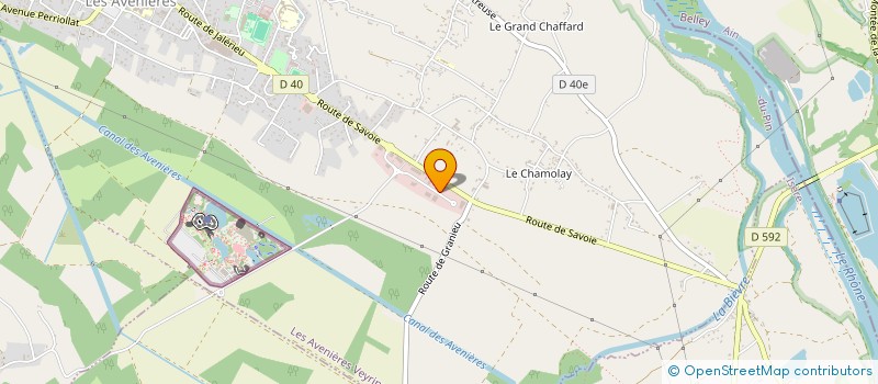 localisation de l'entreprise ESPRIT SPORT  LES AVENIERES VEYRINS-THUELLIN