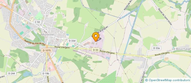 localisation de l'entreprise ESPRIT SPORT MORESTEL  MORESTEL