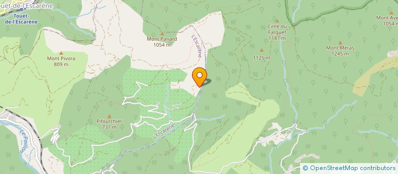 localisation de l'entreprise ESPRIT SPORT'NC  L'ESCARENE