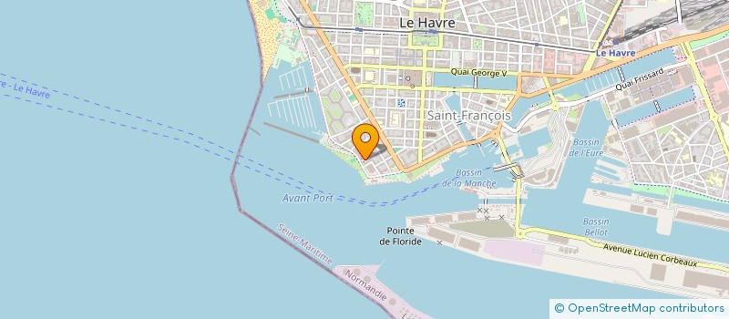 localisation de l'entreprise ESPRIT SPORTIF 76 à LE HAVRE