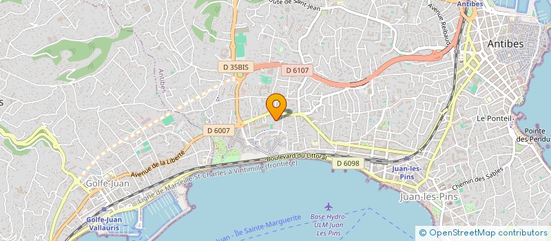 localisation de l'entreprise ESPRIT SPORTIF  ANTIBES