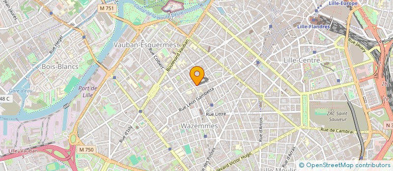 localisation de l'entreprise ESPRIT SPORTIF ET NUTRITIONNEL à LILLE