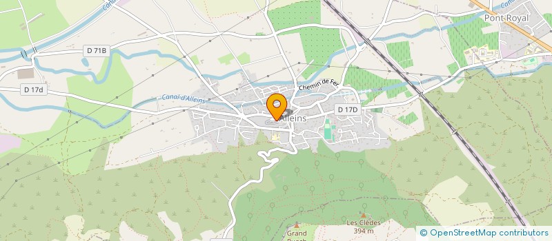 localisation de l'entreprise ESPRIT SUD PROVENCE  ALLEINS