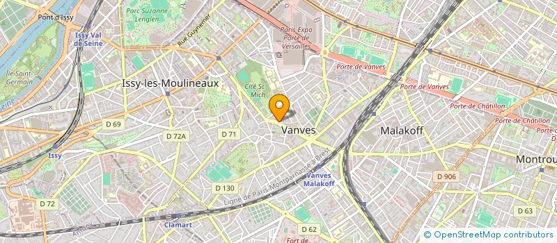 localisation de l'entreprise ESPRIT@TEAM  VANVES