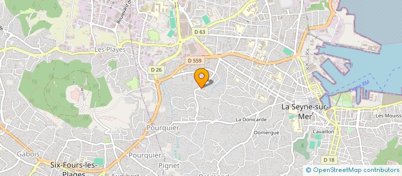 localisation de l'entreprise ESPRIT TERROIR  LA SEYNE-SUR-MER