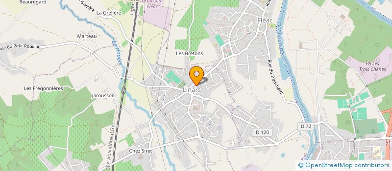 localisation de l'entreprise ESPRIT TRANSACTIONS à LINARS