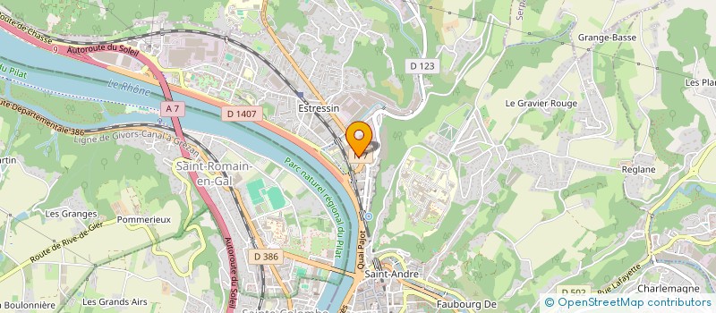 localisation de l'entreprise ESPRIT TRAVAUX  VIENNE