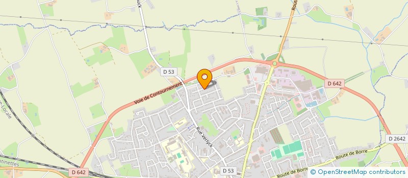 localisation de l'entreprise ESPRIT VERANDA à HAZEBROUCK