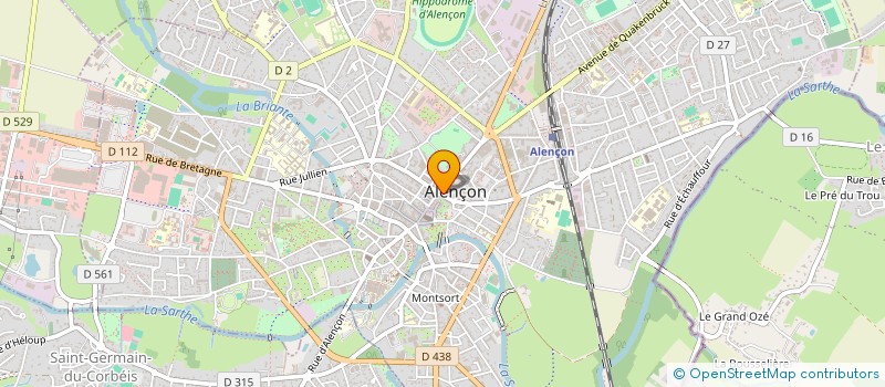 localisation de l'entreprise ESPRIT VERT à ALENCON