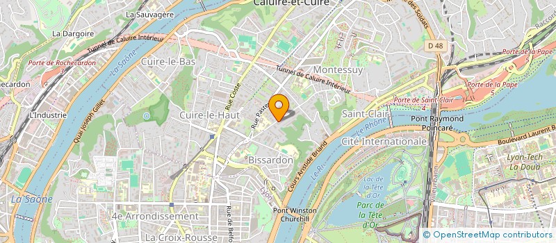 localisation de l'entreprise ESPRIT VERT PRO  CALUIRE-ET-CUIRE