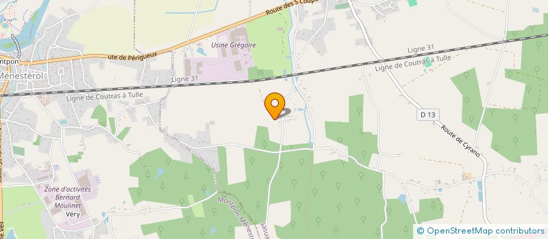 localisation de l'entreprise ESPRIT VILLA  ST MARTIAL D ARTENSET