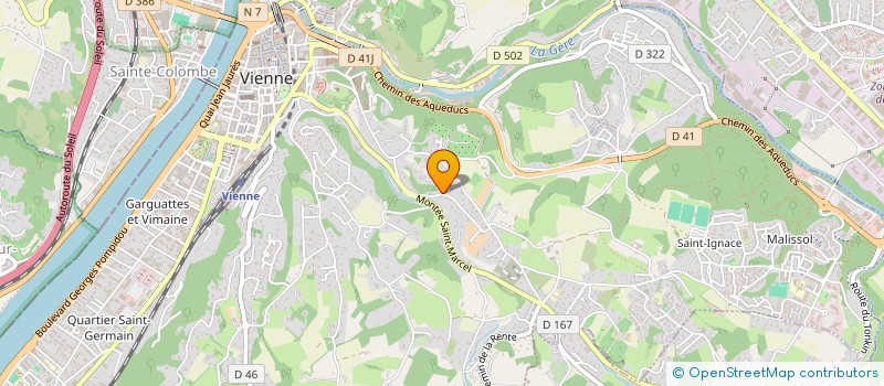 localisation de l'entreprise ESPRIT VILLAGE  VIENNE