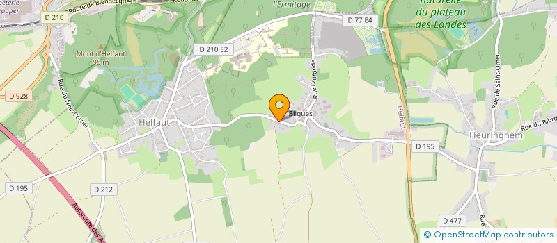 localisation de l'entreprise ESPRIT VILLAGE AMITIES ET DECOUVERTES  HELFAUT