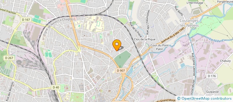 localisation de l'entreprise ESPRIT VINS à NEVERS