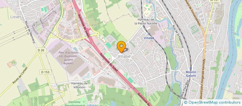 localisation de l'entreprise ESPRIT VTT  VILLABE