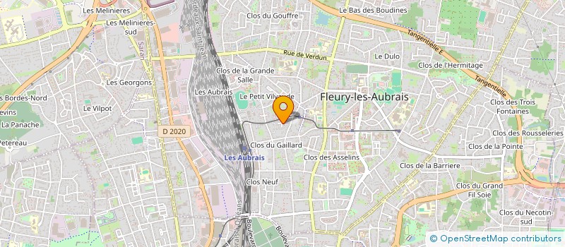 localisation de l'entreprise ESPRIT YOGA 45 à FLEURY-LES-AUBRAIS