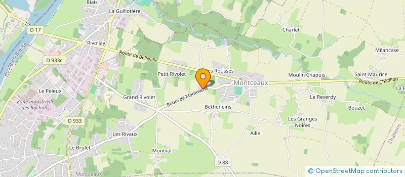 localisation de l'entreprise ESPRIT ZEN SERVICES  MONTCEAUX