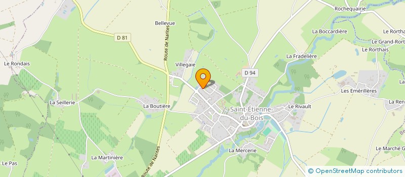 localisation de l'entreprise ESPRITFOOT  SAINT-ETIENNE-DU-BOIS