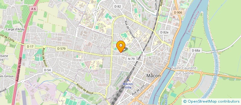 localisation de l'entreprise ESPRITS-DE-VINS à MACON