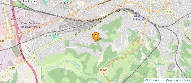 localisation de l'entreprise ESPRITS LIBRES à BRIVE-LA-GAILLARDE