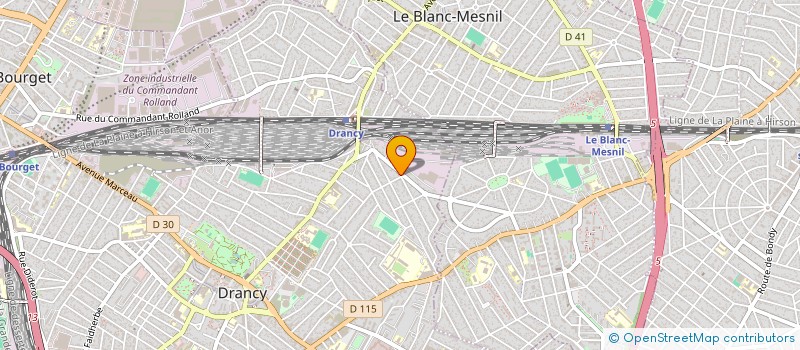 localisation de l'entreprise ESPRITSPORT  DRANCY